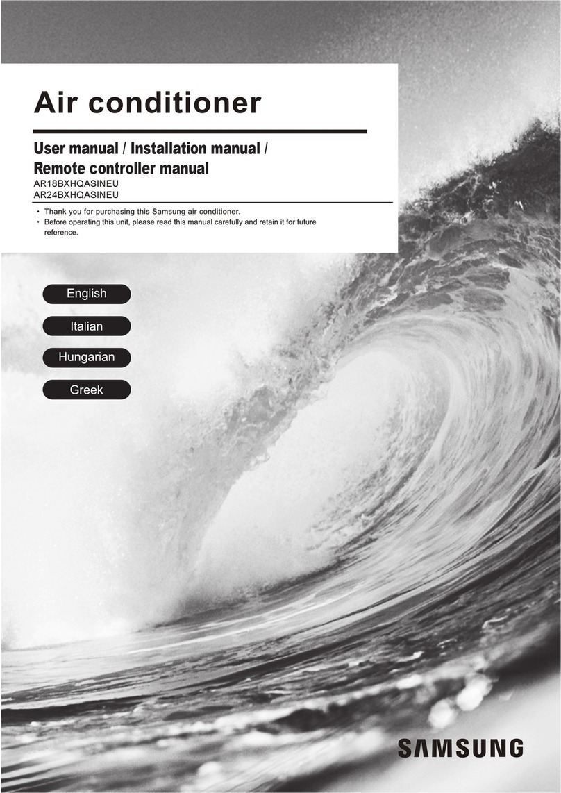 Samsung AR18BXHQASINEU User manual