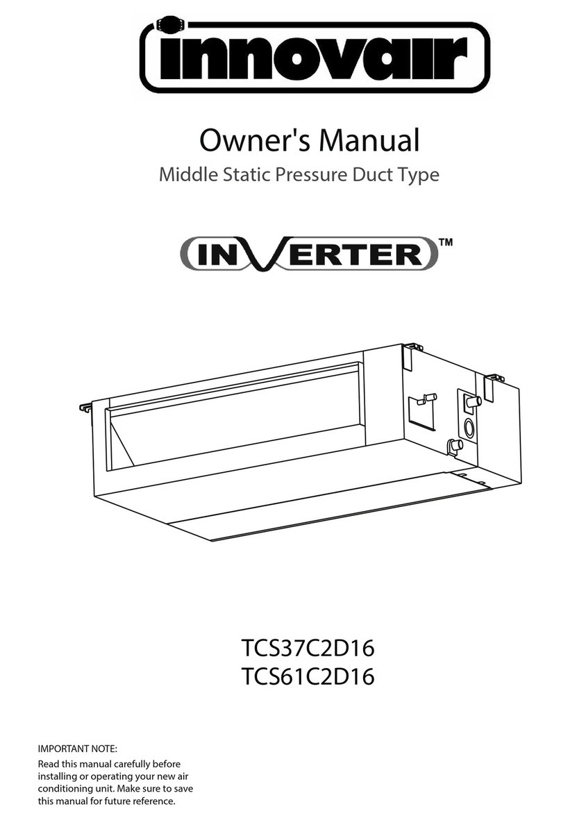innovair INVERTER TCS37C2D16 User manual