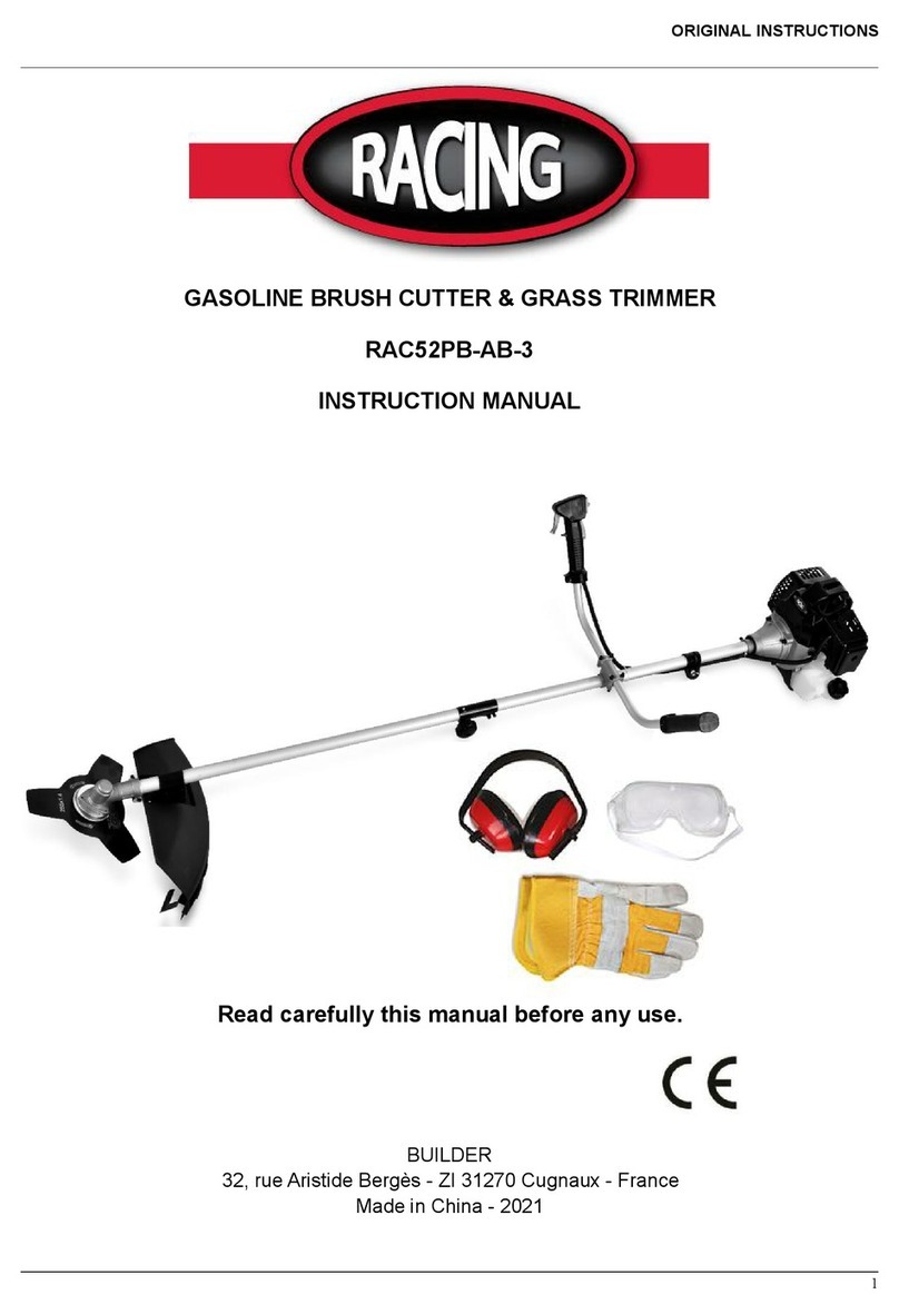 Racing RAC52PB-AB-3 instruction manual