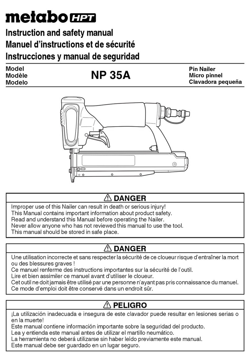 Metabo HPT NP 35A Instruction Manual