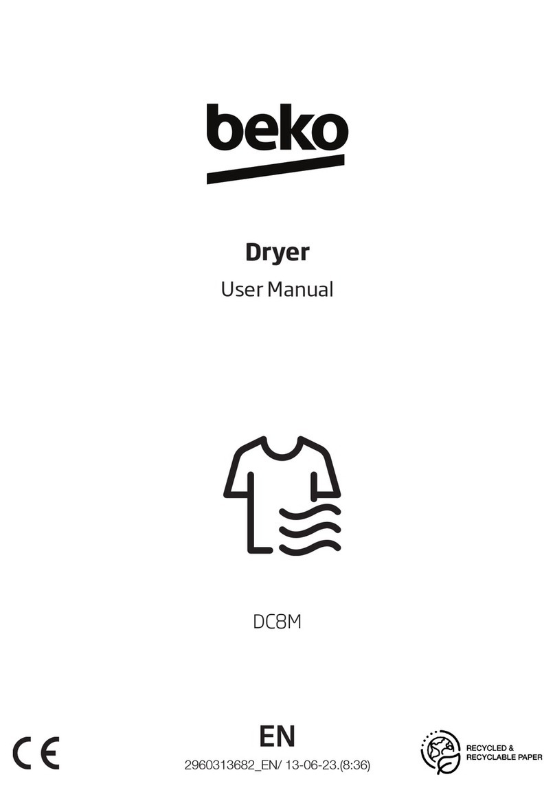 Beko DC8M User manual