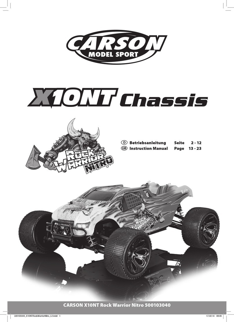 Carson X10NT Rock Warrior Nitro 500103040 instruction manual