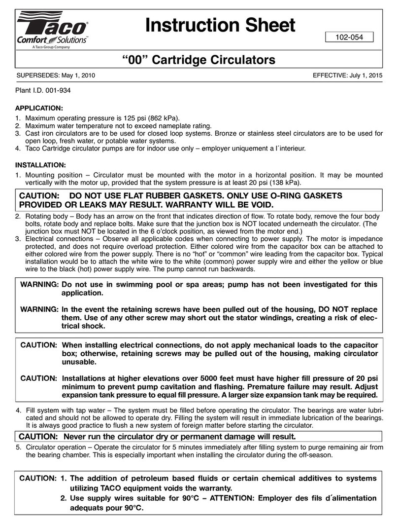 Taco Comfort Solutions 007-F5-7IFC User manual