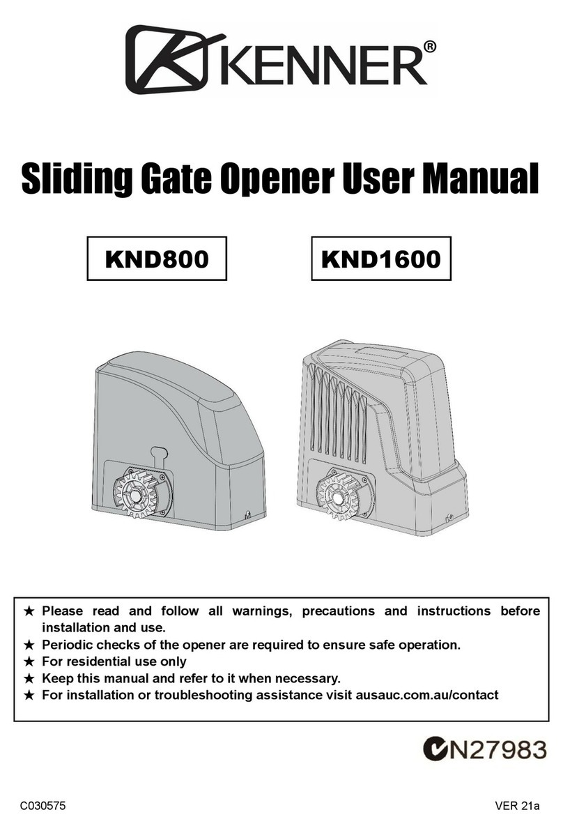 Kenner KND800 User manual