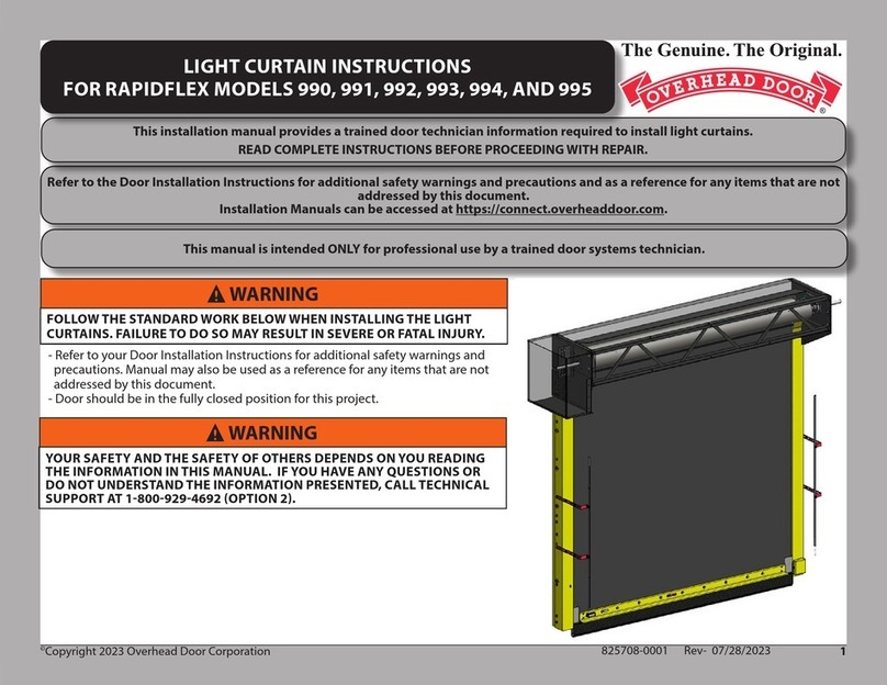 Overhead door RAPIDFLEX 990 User manual