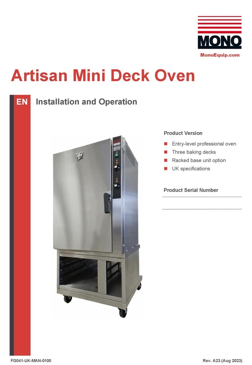 Mono Artisan Mini Deck Installation and operation manual