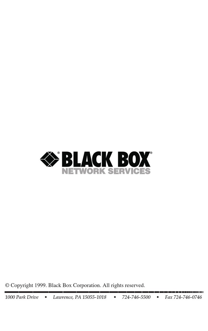 Black Box ME570A-MST User manual Black Box ME570A-MST User manual