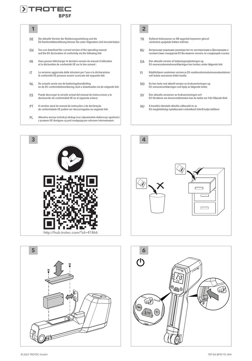 Trotec BP5F User manual