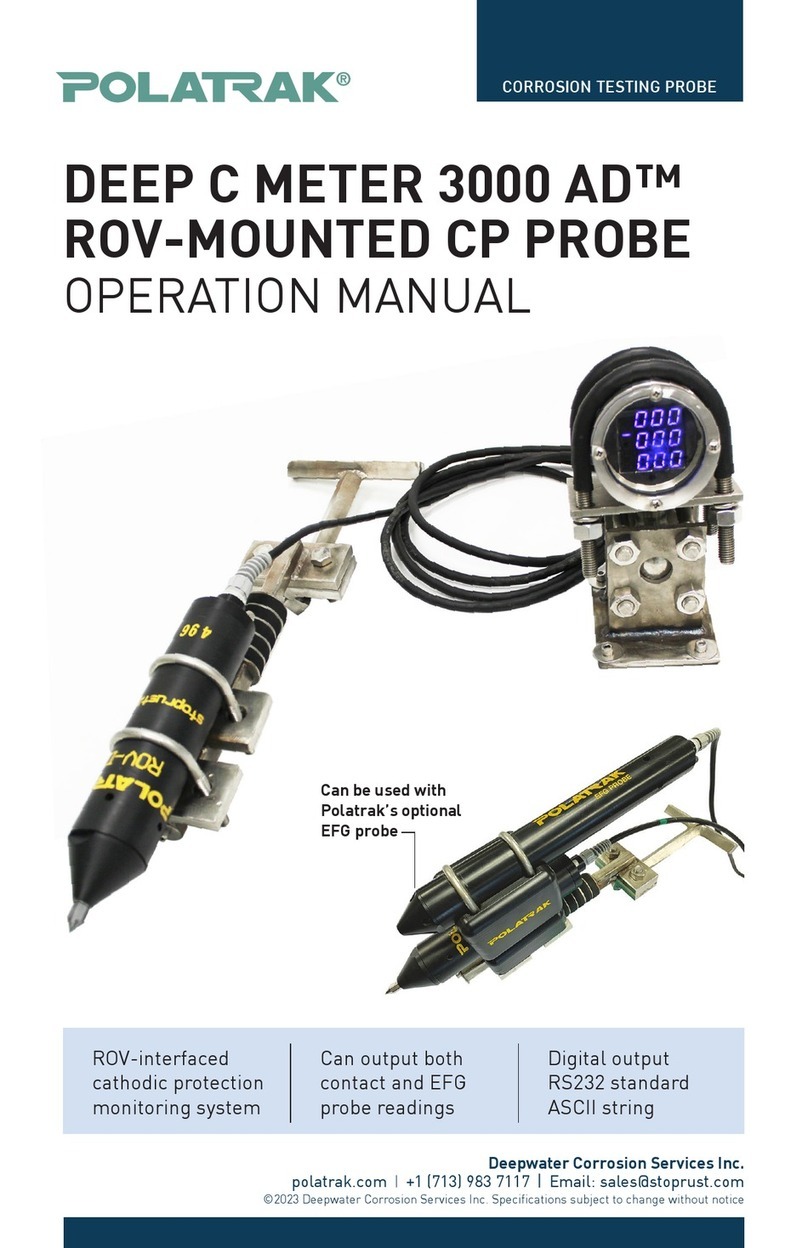 Polatrak DEEP C METER 3000 AD Operation manual