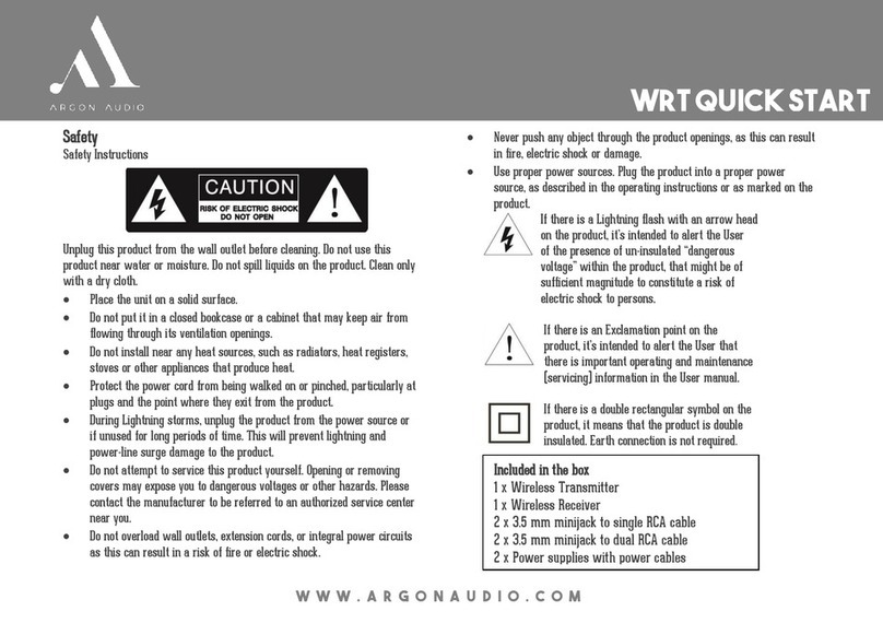 argon audio WRT quick start