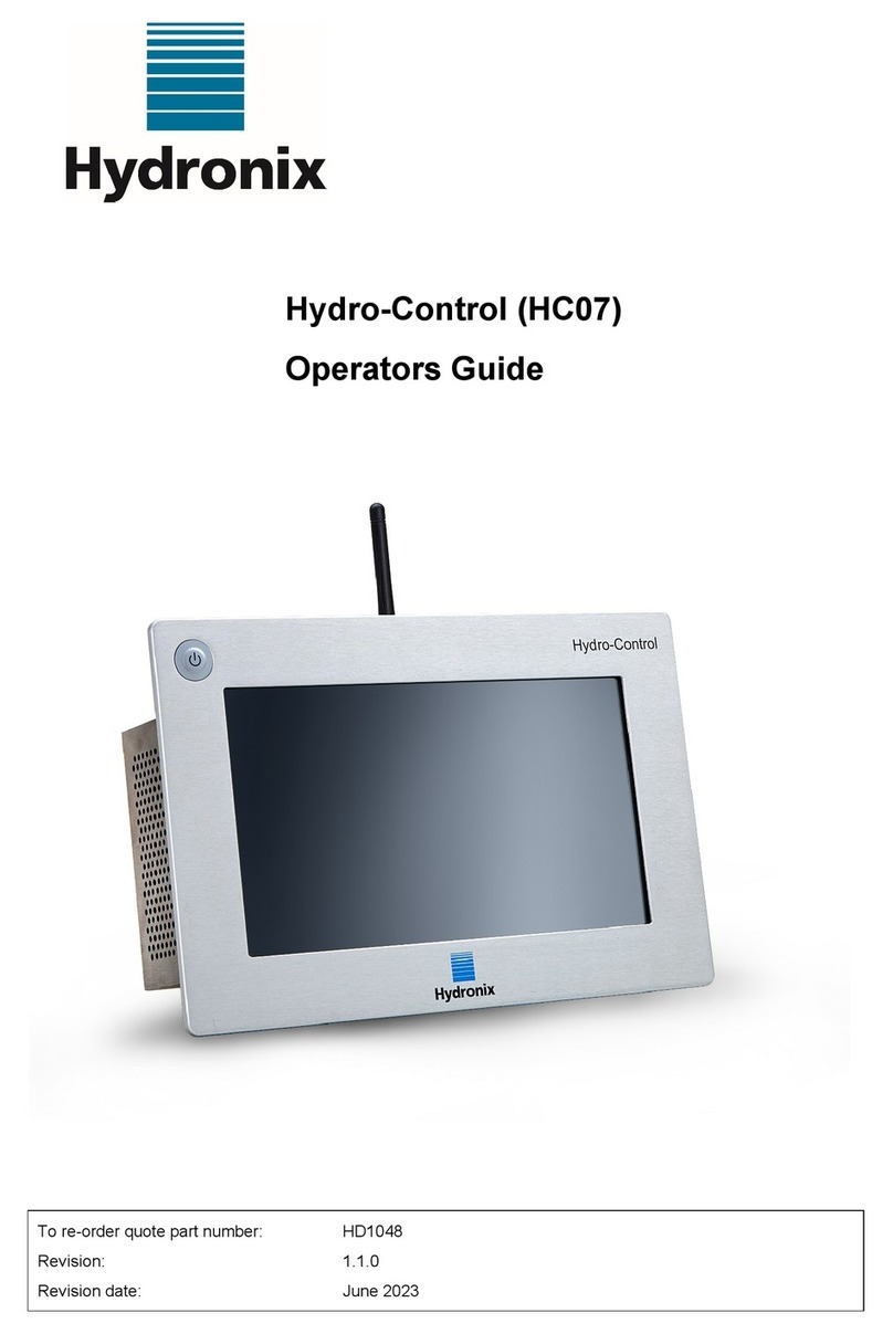 Hydronix Hydro-Control HC07 Operation manual
