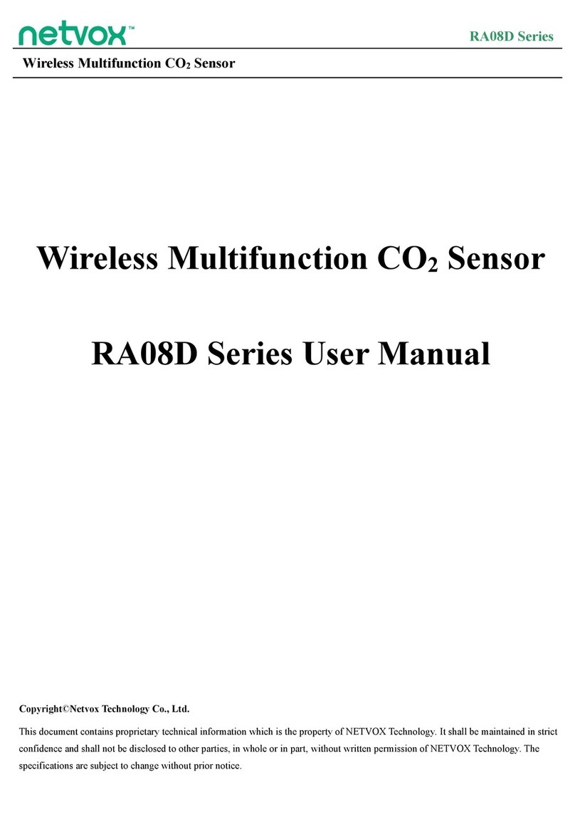 netvox RA08D Series User manual