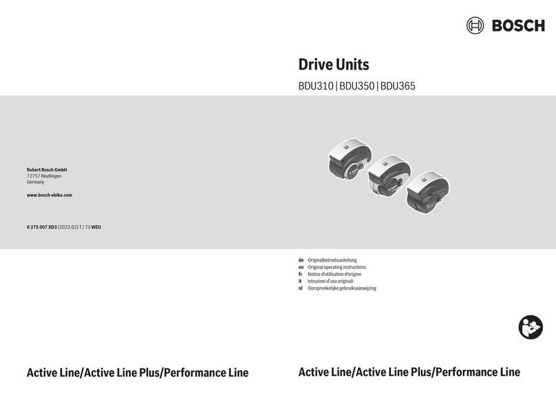 Bosch Active Line BDU310 User manual