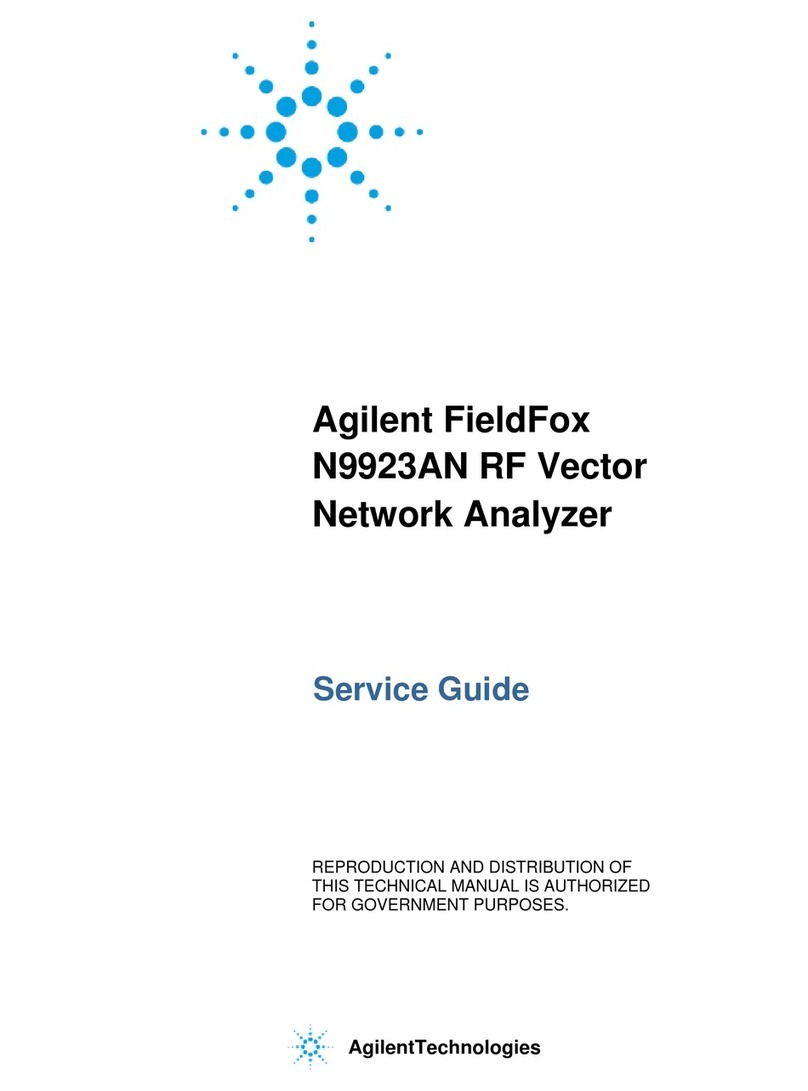 Agilent Technologies FieldFox N9923AN Service manual
