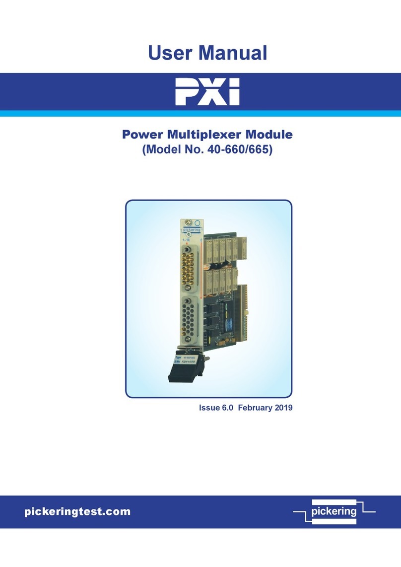 Pickering PXI 40-660 user manual