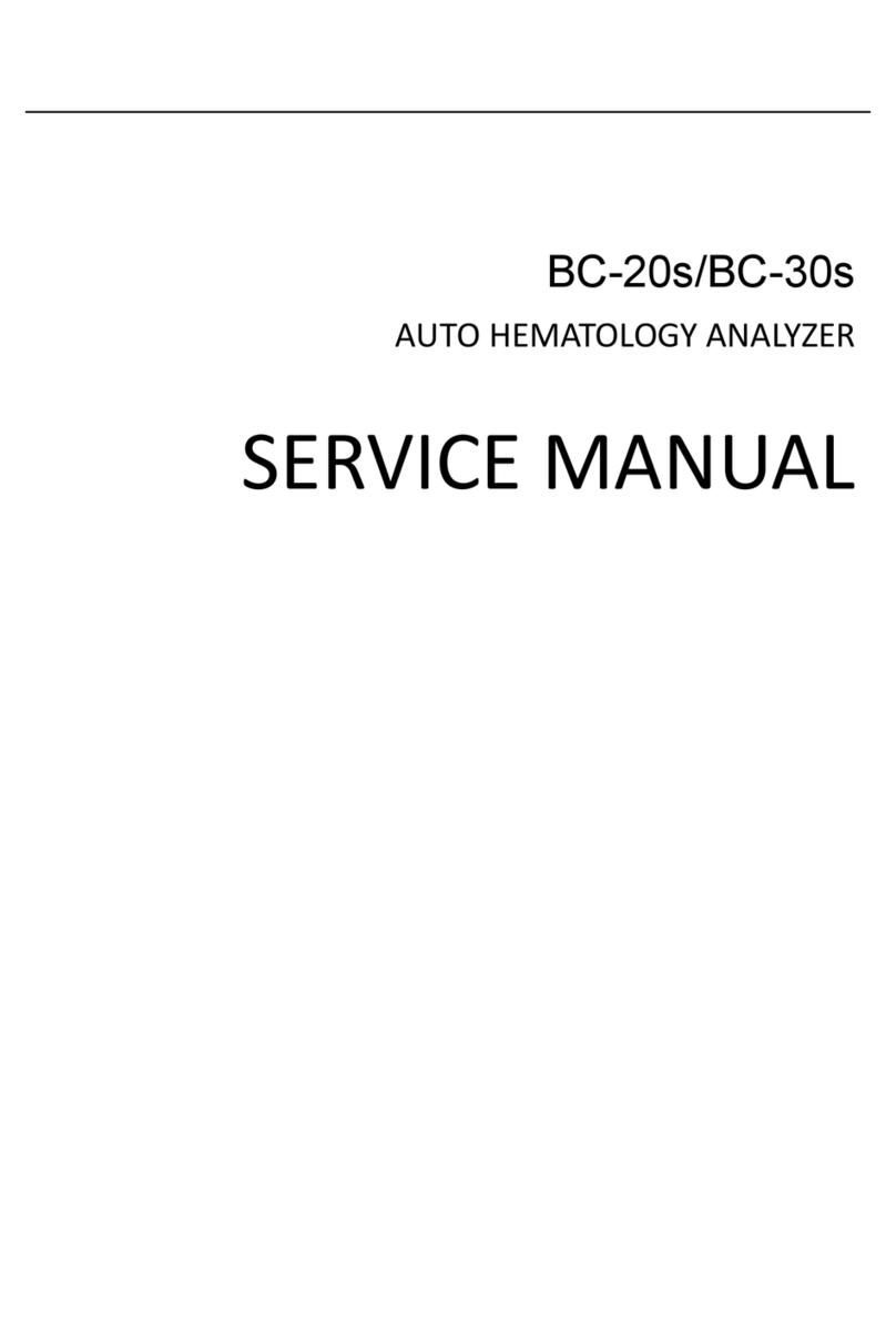 Mindray BC-20s Service manual