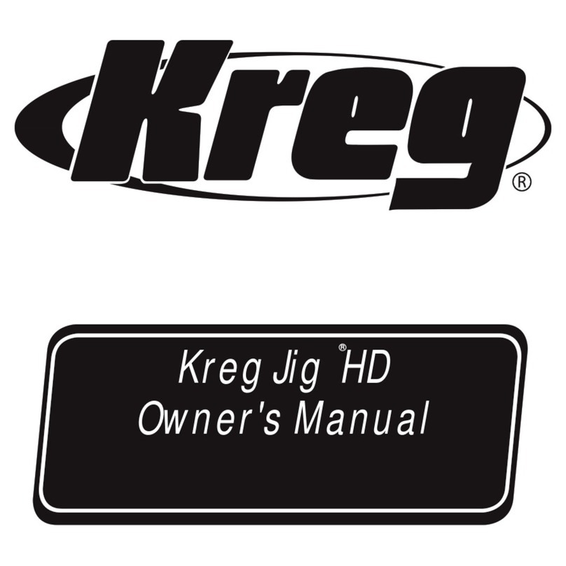 Kreg Jig HD User manual Kreg Jig HD User manual