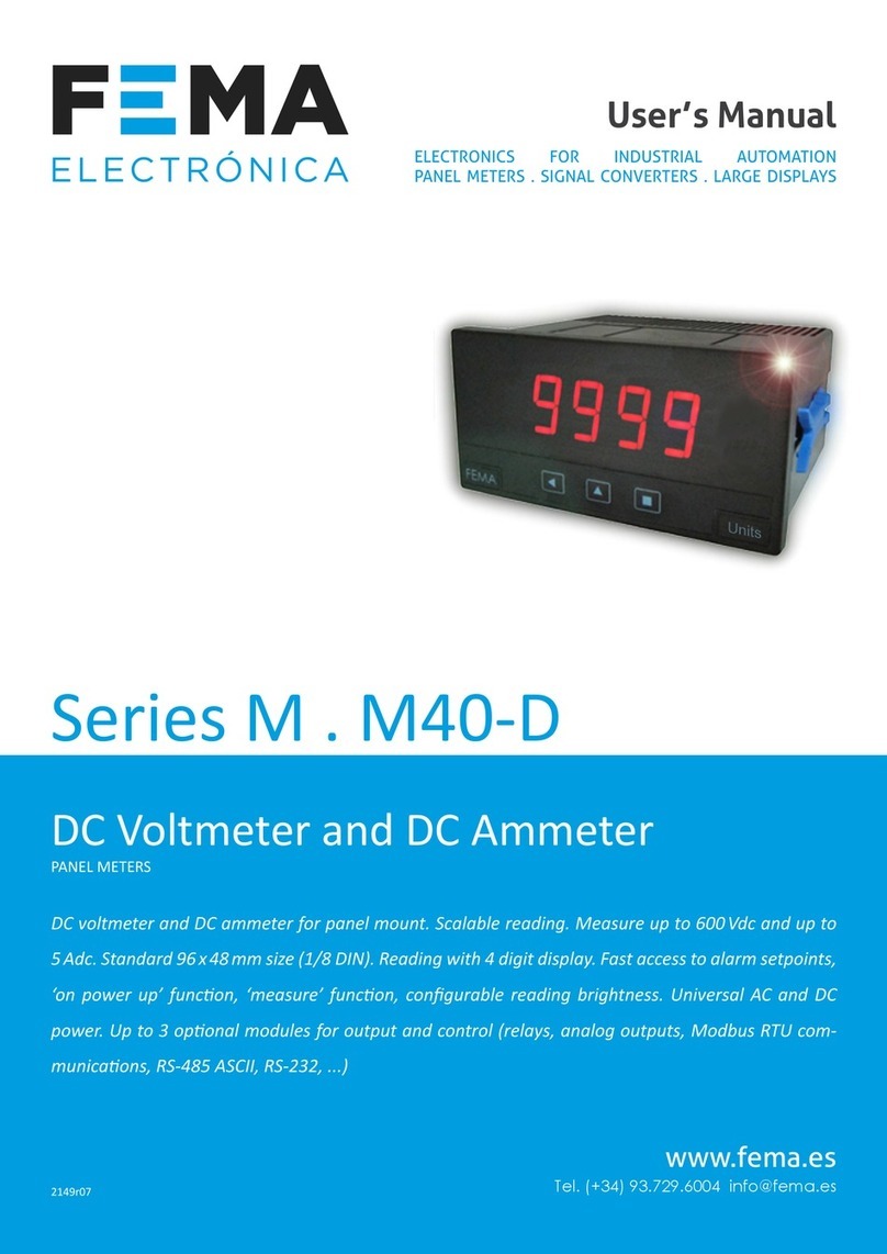 Fema Electronica M40-D User manual