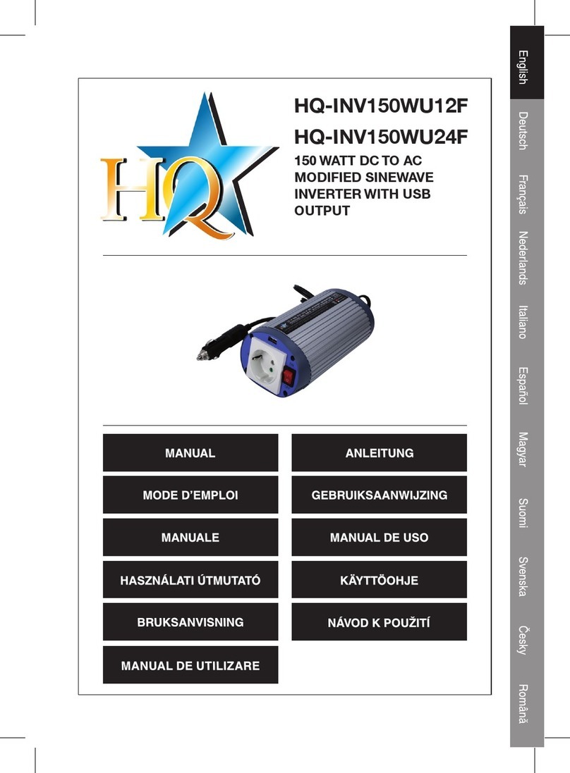 HQ HQ-INV150WU12F User manual
