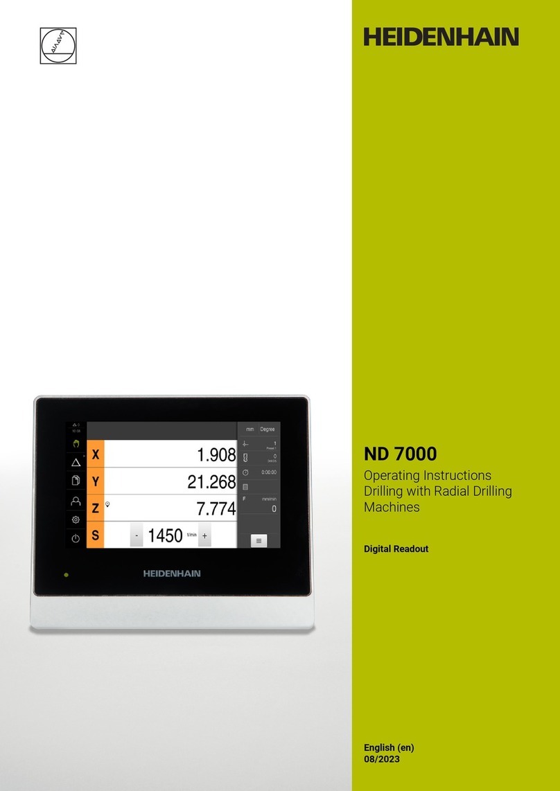 HEIDENHAIN ND 7000 User manual