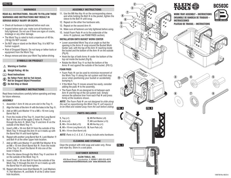 Klein Tools BC503C instructions