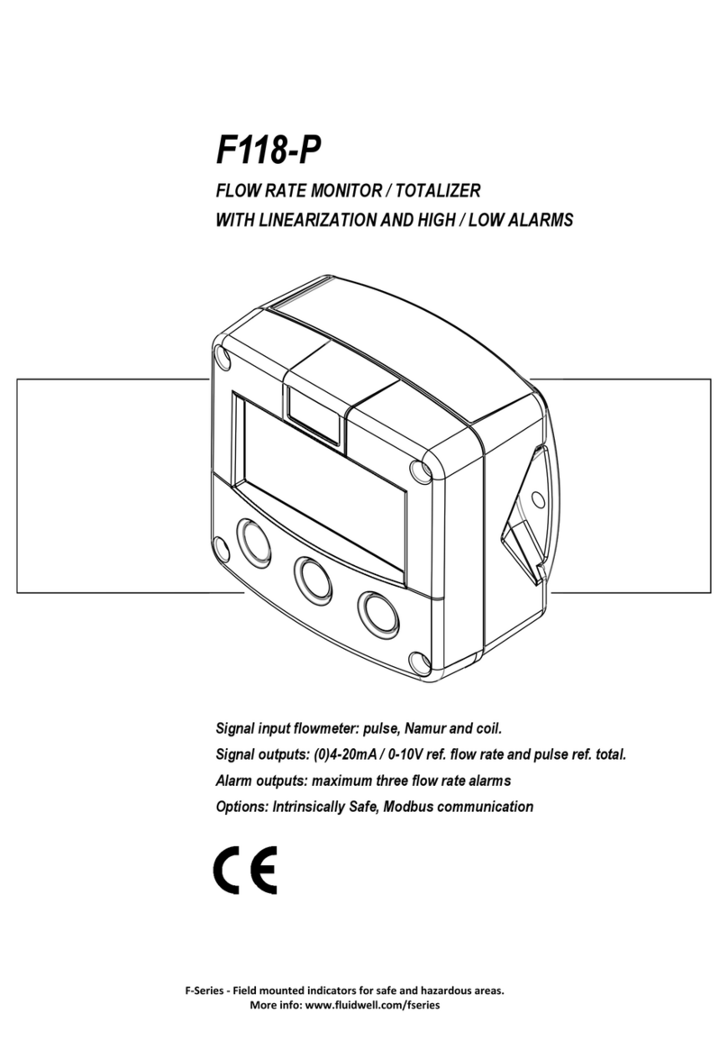 Fluidwell F118-P User manual