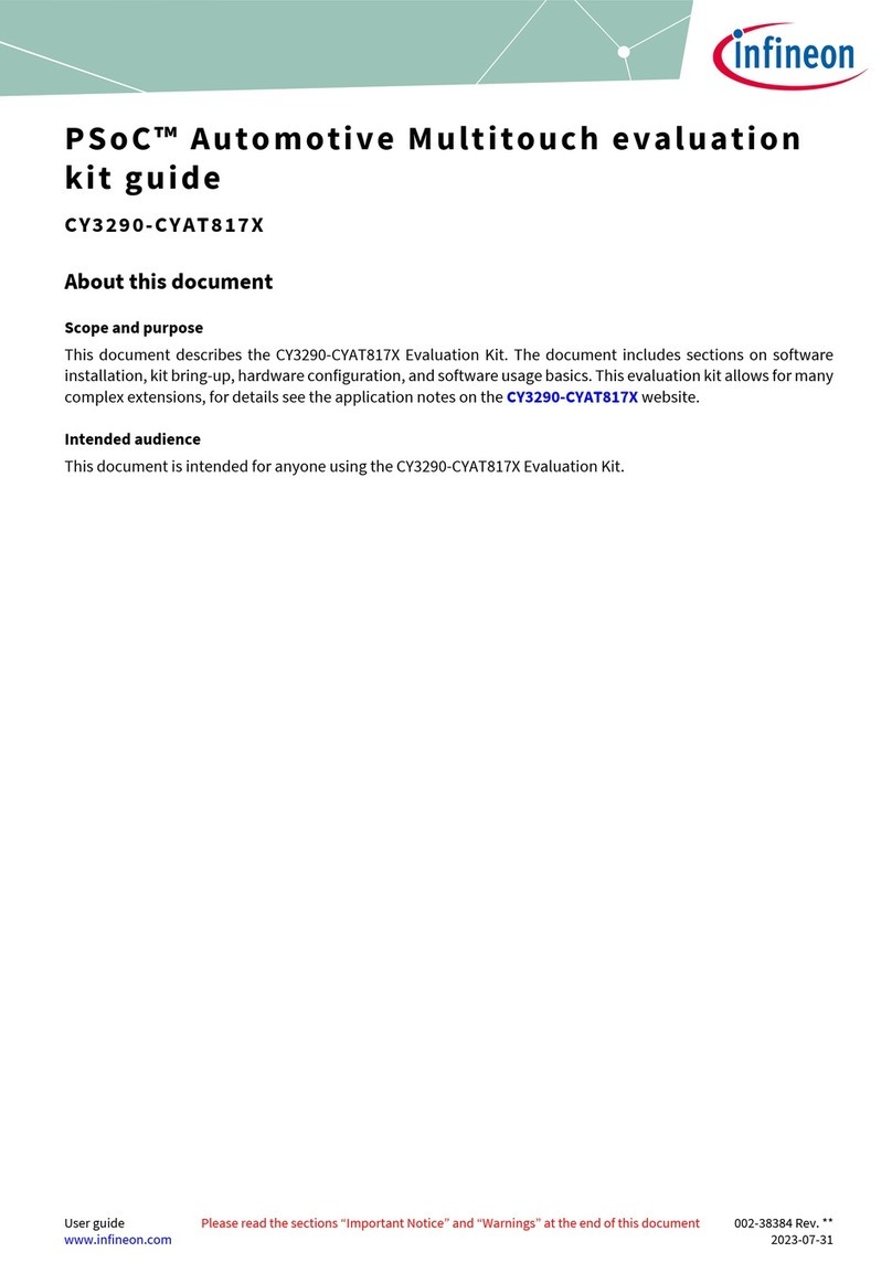Infineon CY3290-CYAT817X manual