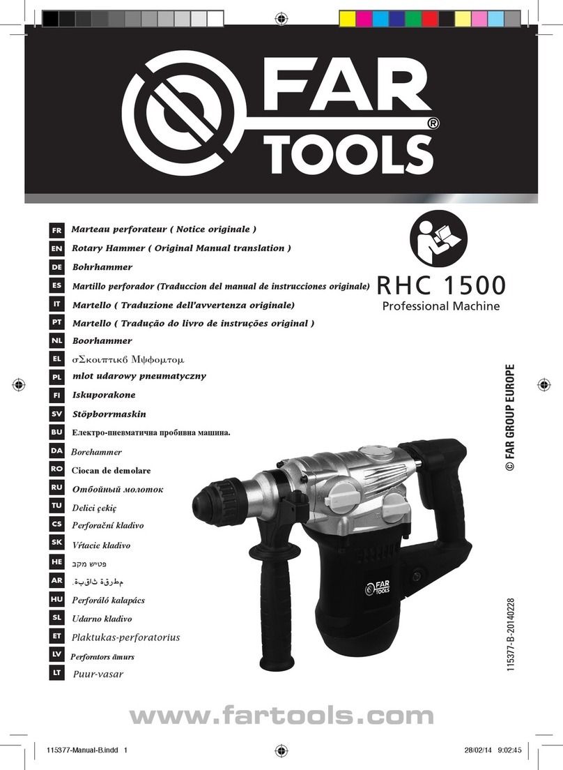 Far Tools RHC 1500 Original manual translation