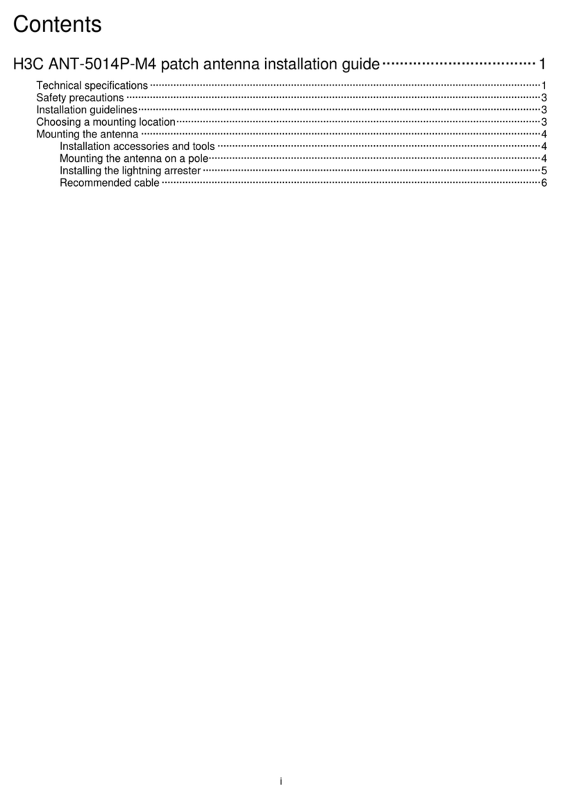 H3C ANT-5014P-M4 User manual H3C ANT-5014P-M4 User manual