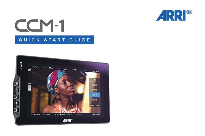 ARRI CCM-1 quick start guide