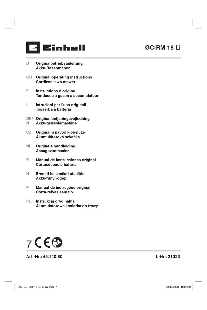 EINHELL GC-RM 18 Li User manual