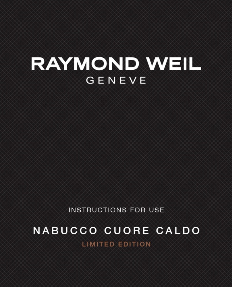 Raymond Weil NABUCCO CUORE CALDO Instructions for use