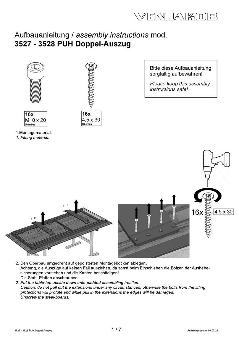 Venjakob 3527 User manual