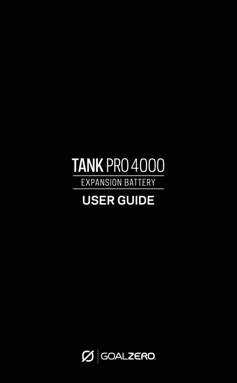 GOAL ZERO TANK PRO 4000 user guide
