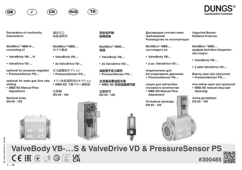 Dungs MultiBloc MBE-S Series instructions