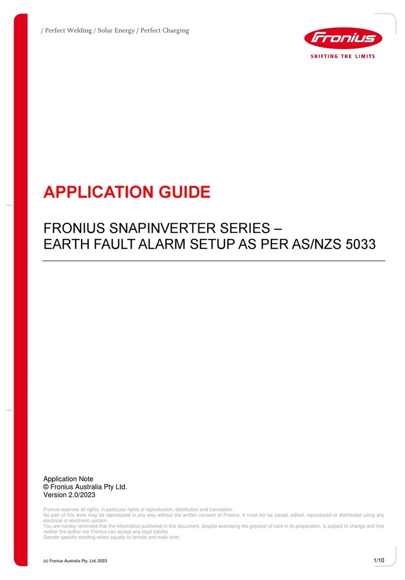FRO­NIUS SNAPINVERTER Series User guide