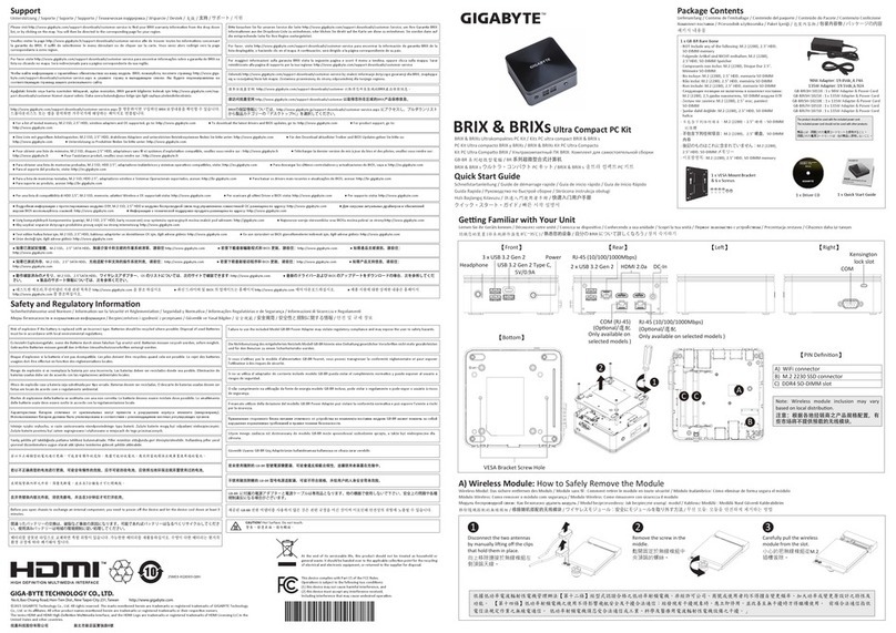 Gigabyte BRIX User manual