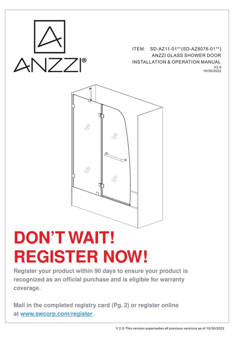 Anzzi SD-AZ11-01 Series User manual Anzzi SD-AZ11-01 Series User manual