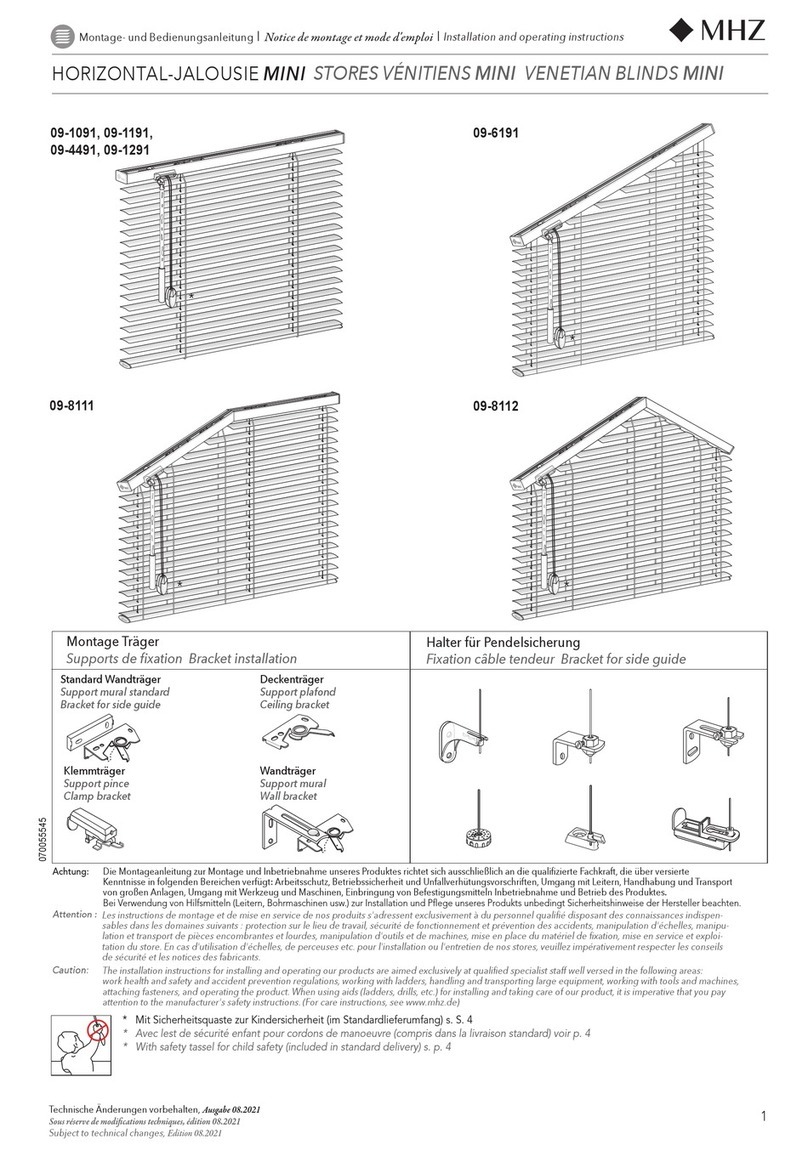 MHZ MINI Installation and operating instructions MHZ MINI Installation and operating instructions