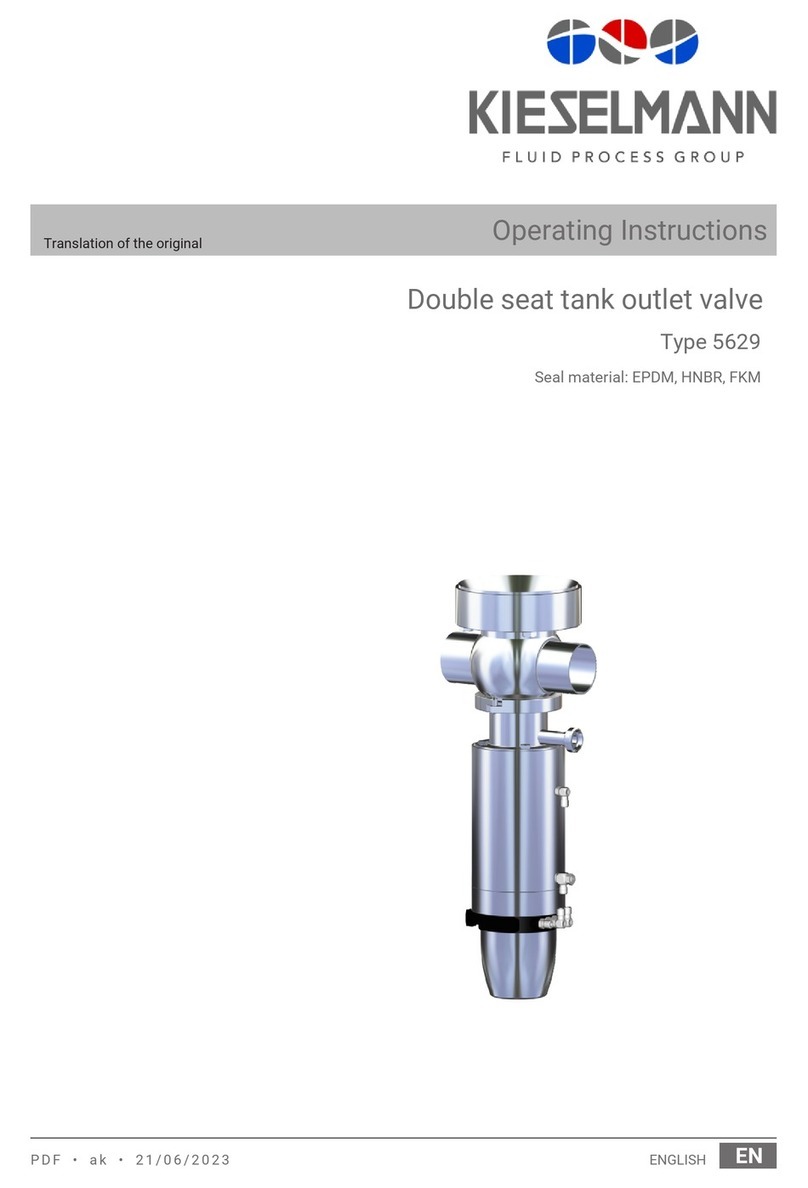 KIESELMANN 5629 Series operating instructions