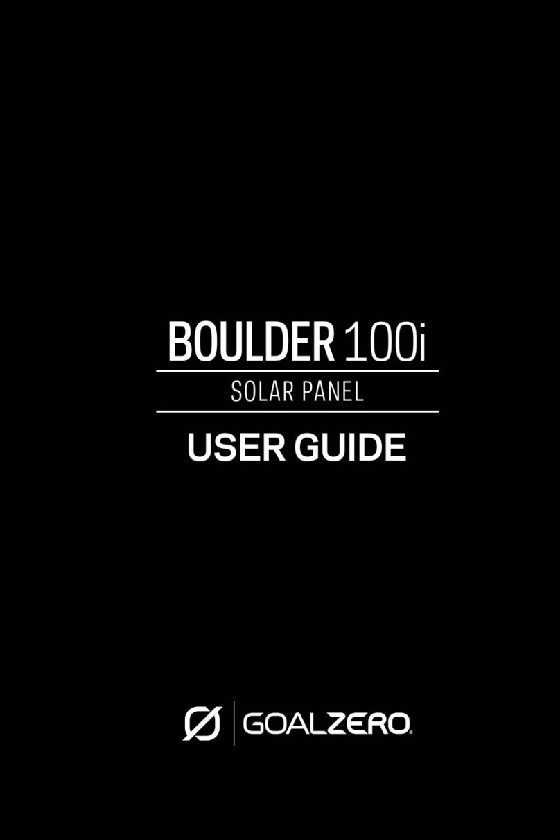 GOAL ZERO BOULDER 100i User manual