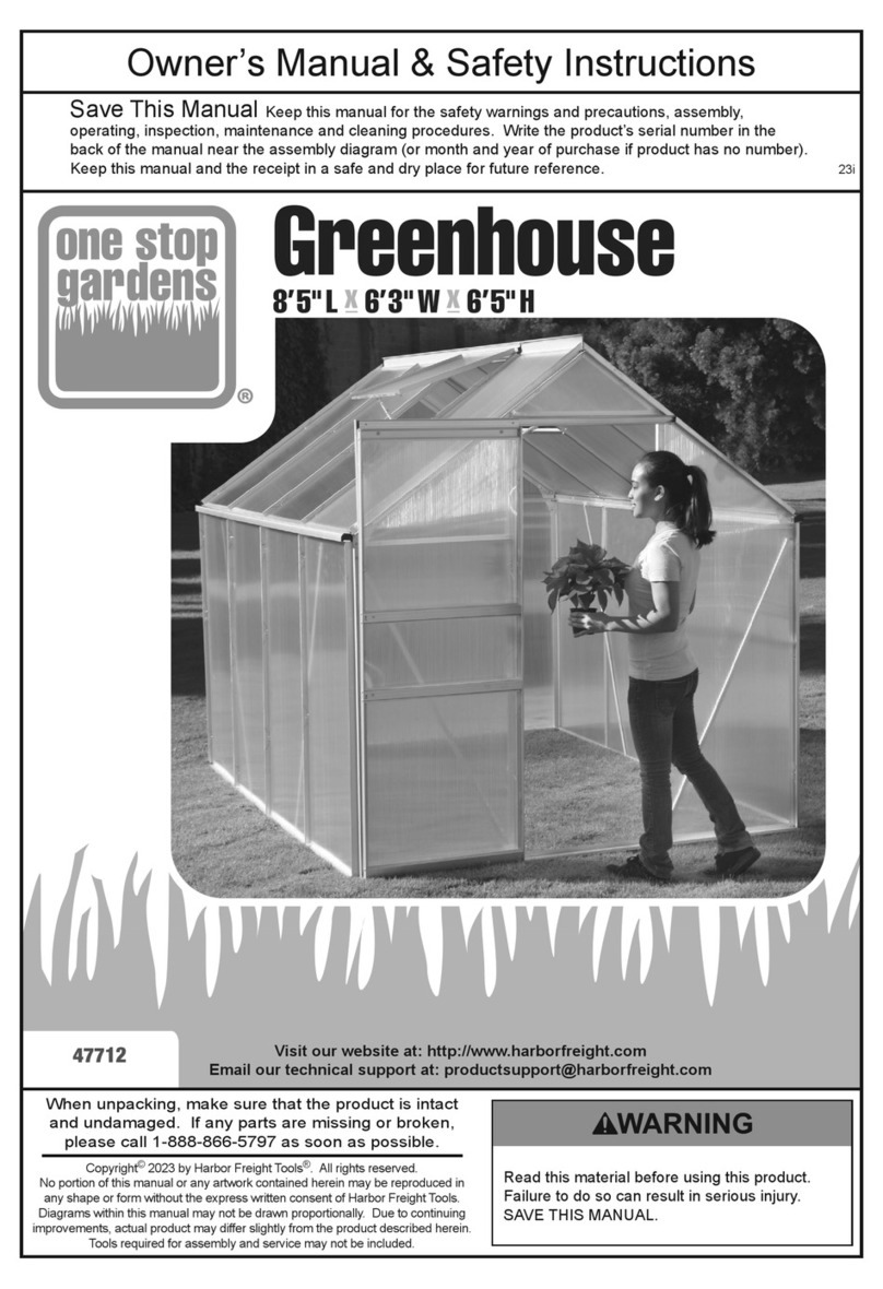 One Stop Gardens 47712 Owner's manual & safety instructions One Stop Gardens 47712 Owner's manual & safety instructions