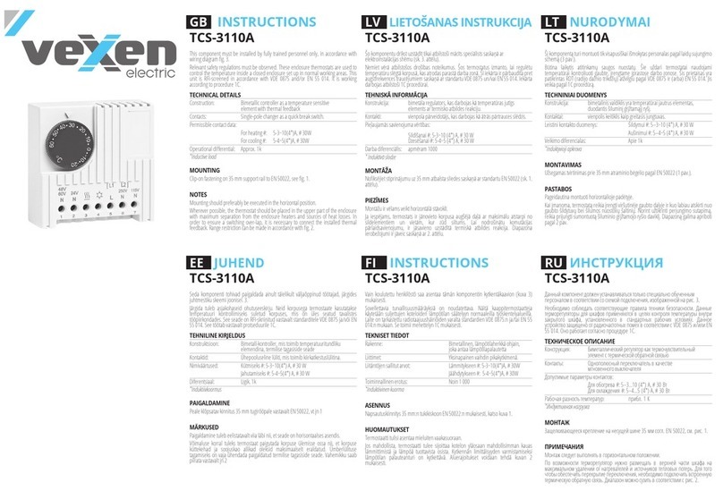 Vexen TCS-3110A instructions