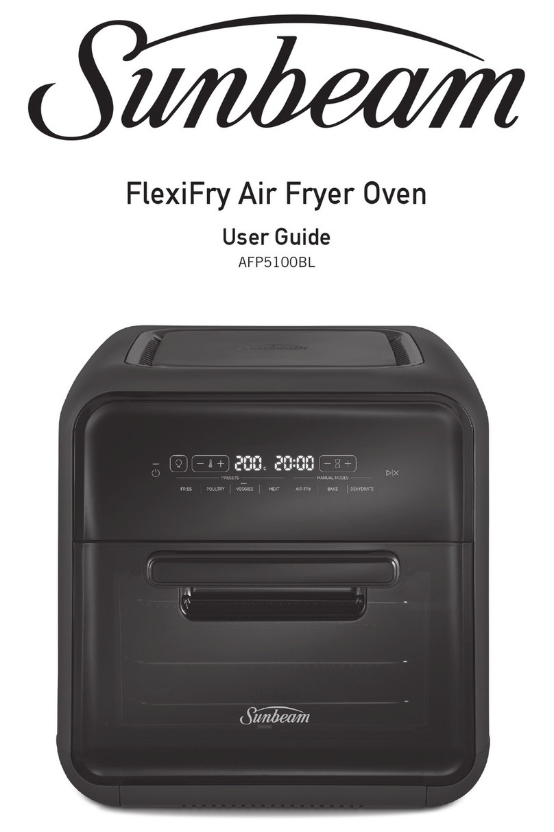 Sunbeam FlexiFry AFP5100BL User manual