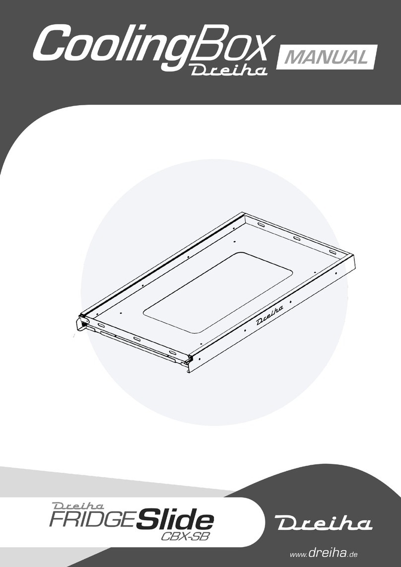 Dreiha FRIDGESlide CBX-SB manual