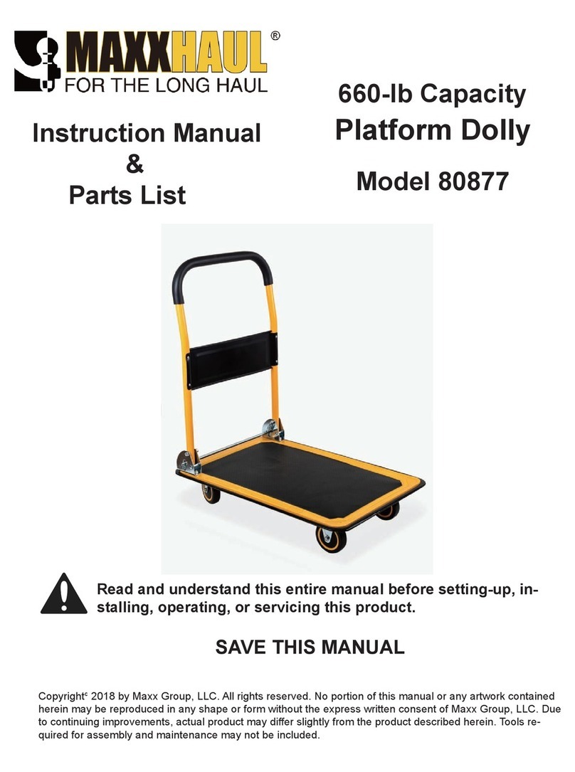 Maxxhaul 80877 Instruction manual & parts list