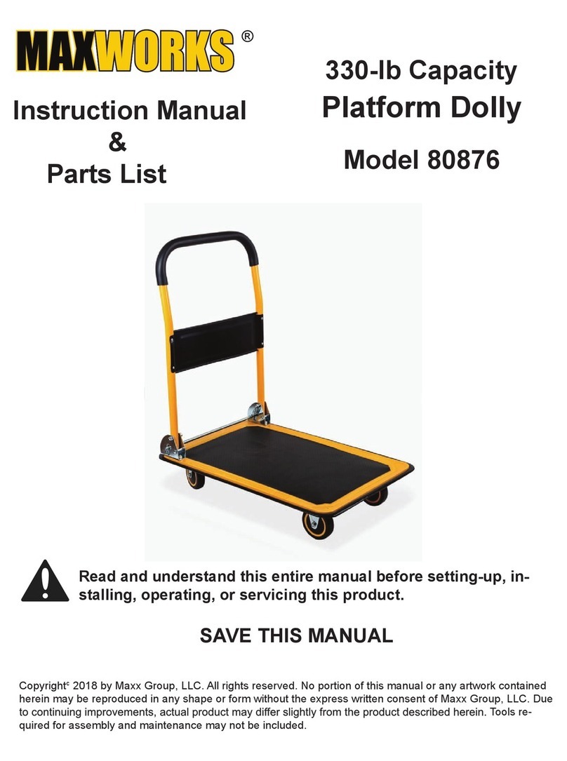 Max 80876 Instruction manual & parts list