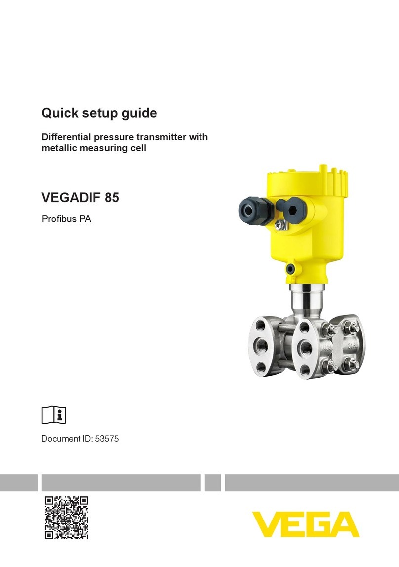 Vega VEGADIF 85 Quick setup guide