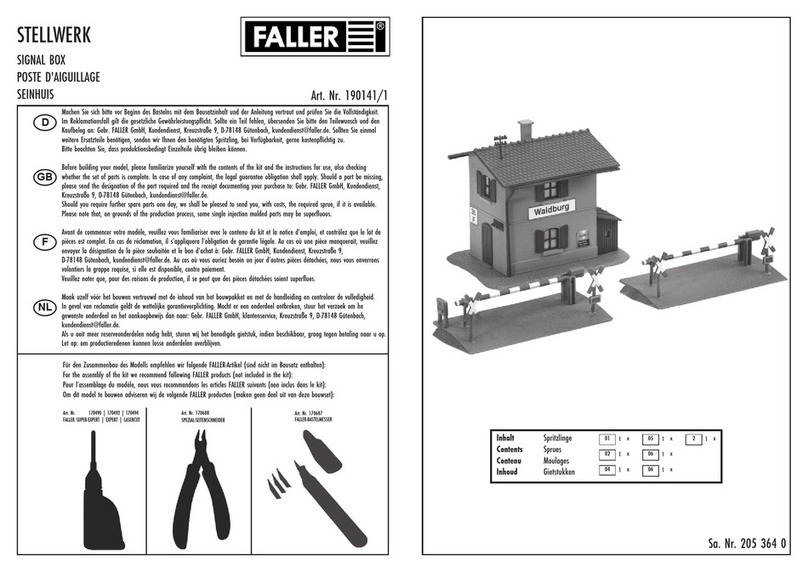 Faller 190141/1 User manual