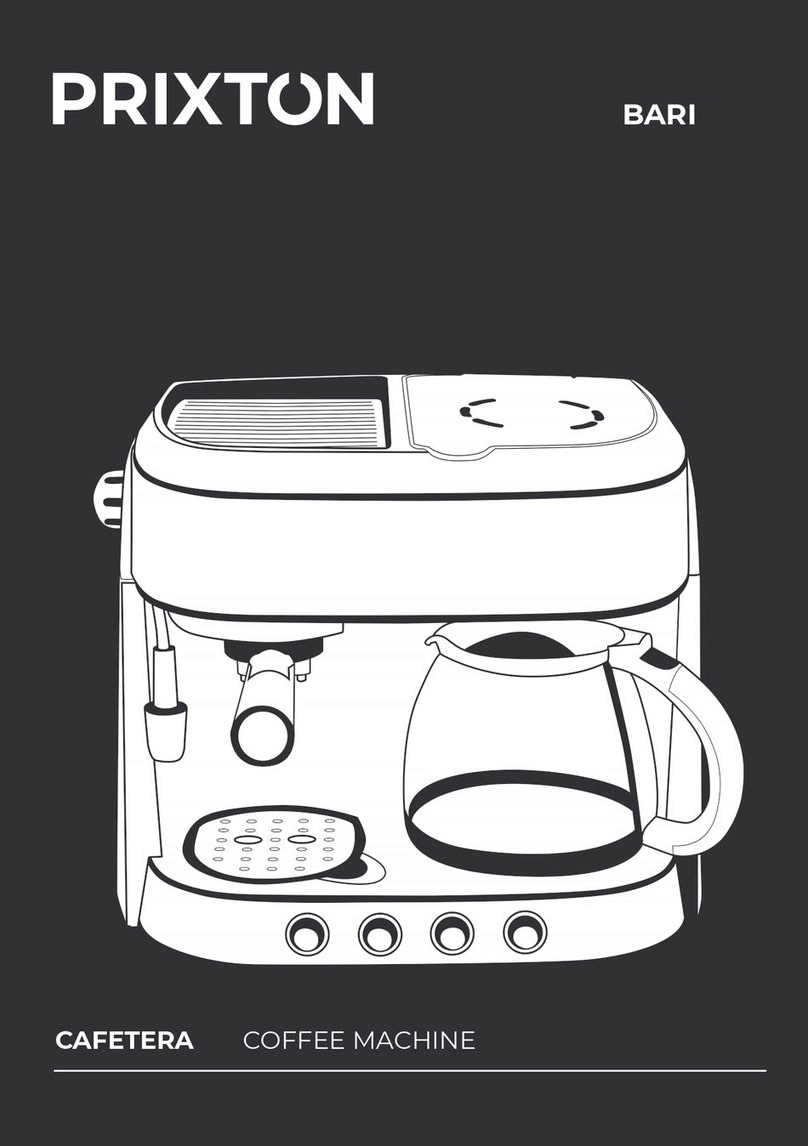 PRIXTON BARI CAFETERA manual